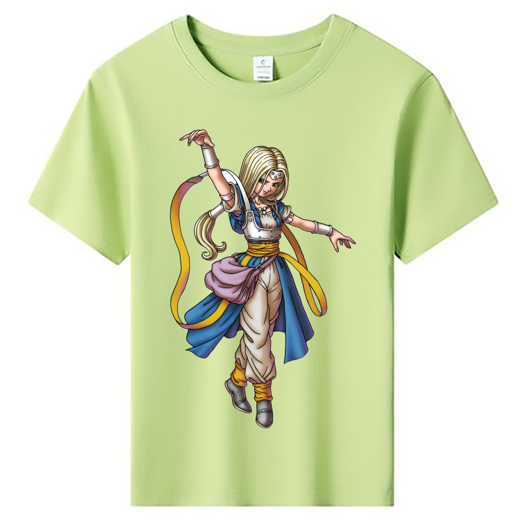 （画像用） ドラゴンクエスト Doragon Kuesuto Dragon Quest 綿100％キッズTシャツ（フロントプリント）